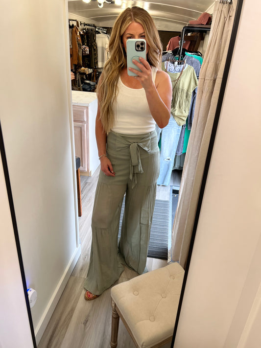 Tiered Boho Pant - Multiple Colors